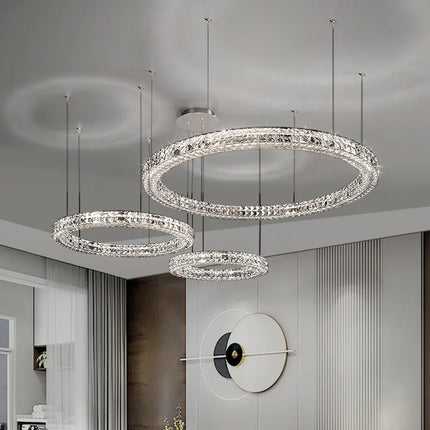 Lustre en cristal design simple et décoratif de luxe — LZ4X9T2
