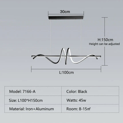 Suspension LED au design minimaliste et moderne — LZ4X9P2