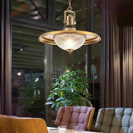 Suspension en verre style rétro wabi-sabi pour intérieur élégant — LZ4N7Q2