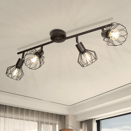 Plafonnier spot LED réglable en fil métallique pour intérieur — LZ4X9P