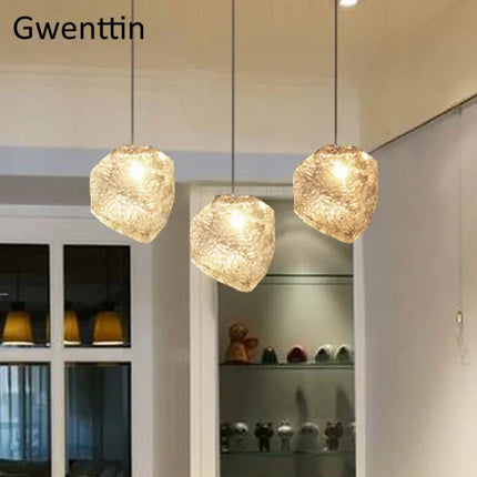 Suspension en verre au design moderne pour décoration intérieure — LZ4R9XQ