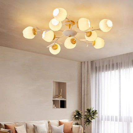 Plafonnier moderne avec télécommande pour intérieur élégant — LZ4X9J