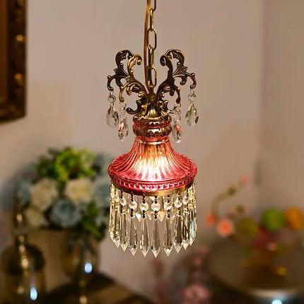 Suspension en cristal français au style rétro pour ambiance luxueuse — LZ4X9T2