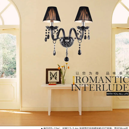 Applique murale en cristal au style antique pour intérieur élégant — LZ4X9T2
