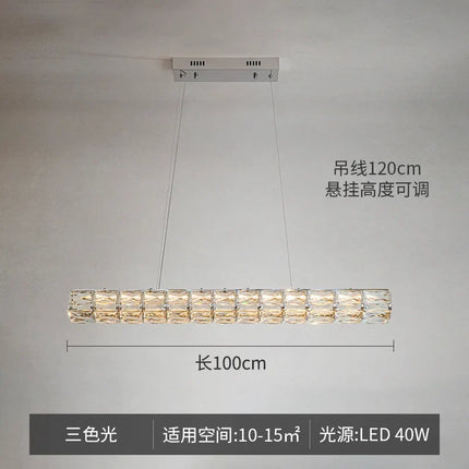 Suspension moderne en cristal pour éclairage élégant — LZ4X9P