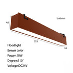 Brown floodlight 10W / 4000K