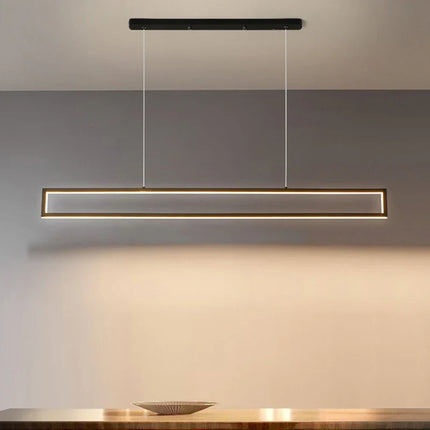 Suspension LED design rectangulaire pour éclairage intérieur moderne — LZ4X9P