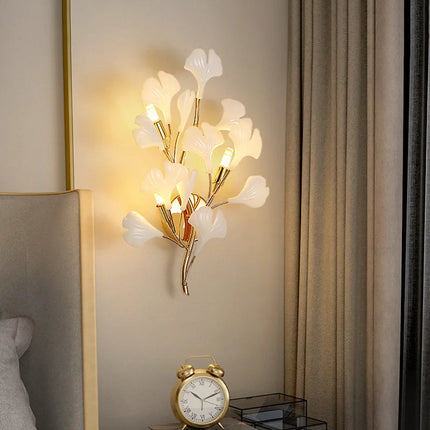 Applique murale LED en céramique à motif floral romantique pour hôtel — LZ4X9P2
