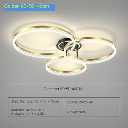 Lustre moderne en acrylique avec LED pour décoration luxueuse — LZ4X9P2