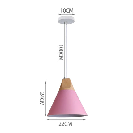 Suspension nordique rétro en aluminium pour éclairage intérieur — LZ4QX7