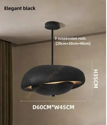 Lustre moderne au design wabi-sabi pour bar et table ronde — LZ4X9P2