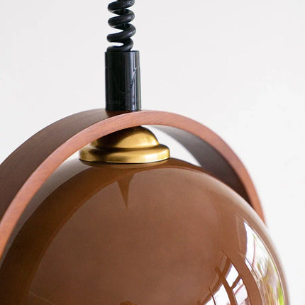Lustre suspension rétro en verre pour décoration intérieure élégante — LZ4X9T