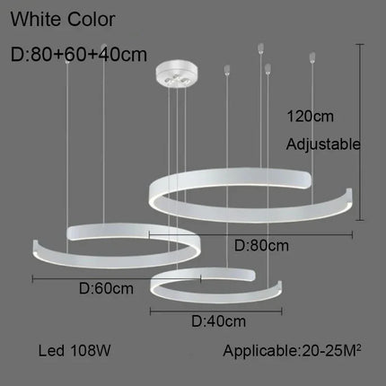 Lustre anneau design allemand à couleurs changeantes — LZ4P9XJ