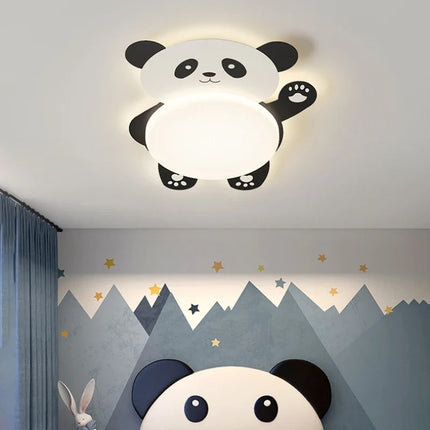 Plafonnier enfant design panda moderne et minimaliste — LZ4Q9XJ