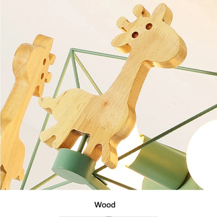 Plafonnier suspension enfant en bois forme étoile et diamant E27 — LZ4X9Q2J