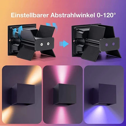 Applique murale extérieure intelligente avec éclairage RGB et CCT — LZ4X9J