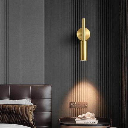 Lampe de chevet industrielle en cuivre pour lecture — LZ4P9XQ