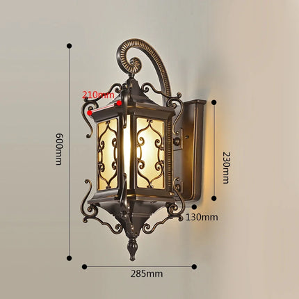 Applique murale rétro pour éclairage extérieur de jardin et patio — LZ4X9B2