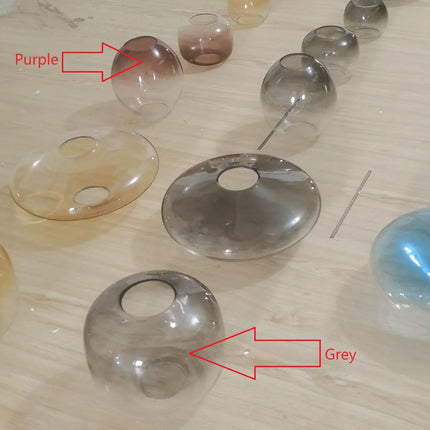 Suspension simple en verre pour hall et salle à manger duplex — LZ4XJ9