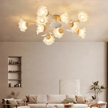 Plafonnier moderne avec télécommande pour intérieur élégant — LZ4X9J