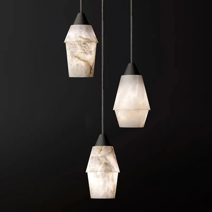 Suspension LED vintage style marbre rétro — LZ4Q7M9