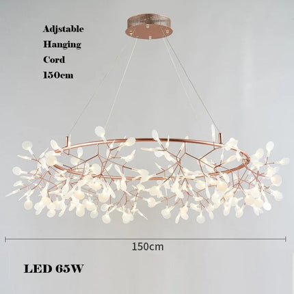 Lustre décoratif en acier inoxydable et acrylique pour intérieur — LZ4X9P