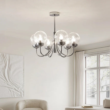 Lustre en verre d'art au style médiéval pour décoration intérieure — LZ4X9T