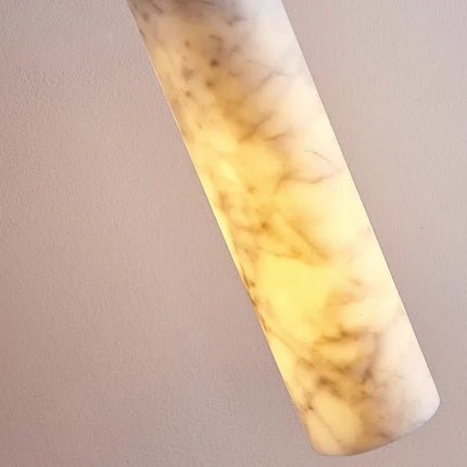 Lustre design wabi-sabi en marbre naturel pour hôtel — LZ4X9P2