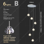 B 6 Lumières / Lumière chaude 3000k