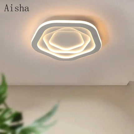 Plafonnier LED ultra mince au design moderne minimaliste — LZ4X9T2