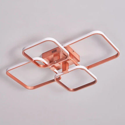 Lustre moderne en métal pour décoration intérieure élégante — LZ4X9P