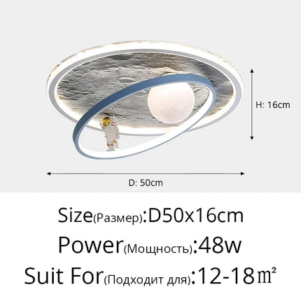 Plafonnier LED rond pour éclairage intérieur contemporain — LZ4T9Q7