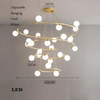 White Light / 27 Balls Gold