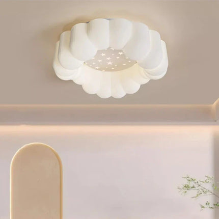 Plafonnier LED décoratif nuages et ciel étoilé pour enfants — LZ4X9T