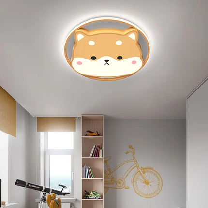 Plafonnier enfant avec motifs Shiba Inu, Husky et canard mignons — LZ4P9XQ