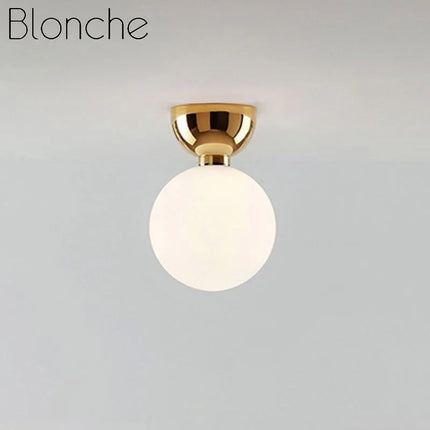 Plafonnier en verre au design moderne et minimaliste pour intérieur élégant — LZ4X9P