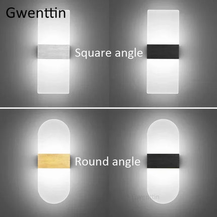 Applique murale LED moderne en acrylique pour intérieur — LZ4X9T
