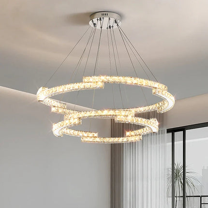 Lustre en cristal style italien pour décoration intérieure 2024 — LZQ7M2