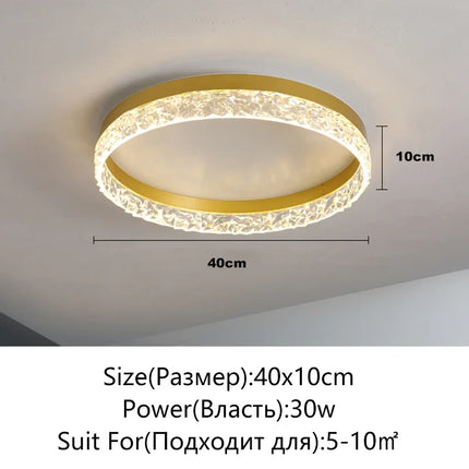 Plafonnier LED moderne nordique réglable et lumineux — LZ4X9J