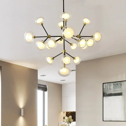 Suspension nordique en résine et verre pour décoration moderne — LZ4G7Q2