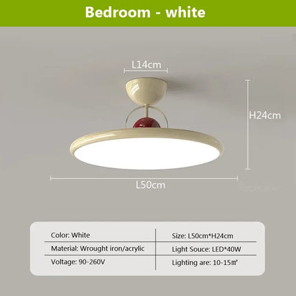 Plafonnier LED nordique en fer style soucoupe volante — LZ4X9JQ