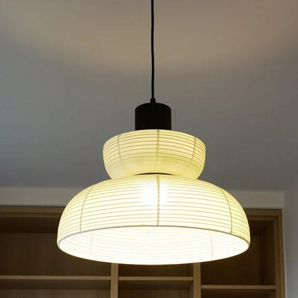 Plafonnier en tissu style wabi sabi pour ambiance japonaise — LZ4X9T1