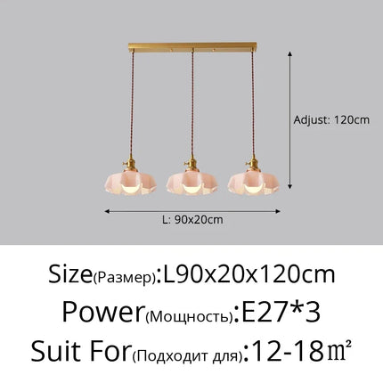Lustre plissé simple pour éclairage intérieur doux — LZ4X9P2