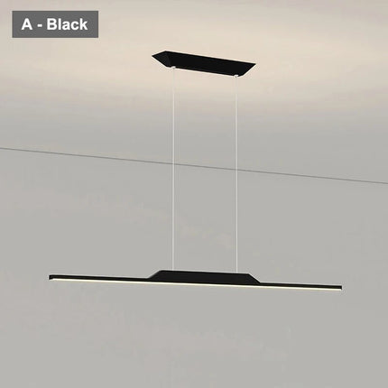 Lustre suspension nordique à ligne longue pour cuisine et bar îlot — LZ4X9Q2