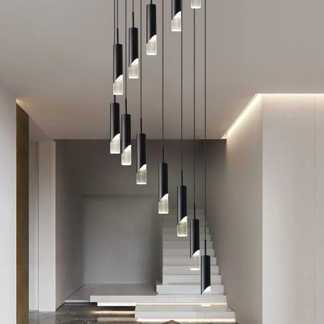 lustre nordique moderne en acrylique pour éclairage créatif intérieur