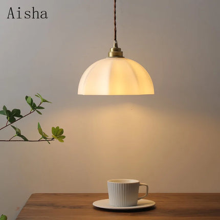 Suspension en cuivre au design élégant pour restaurant et magasin — LZ4X9T2