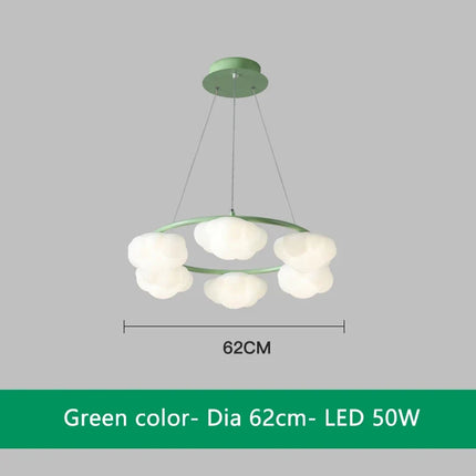 Lustre en forme de nuage avec télécommande pour enfants — LZ4D9X