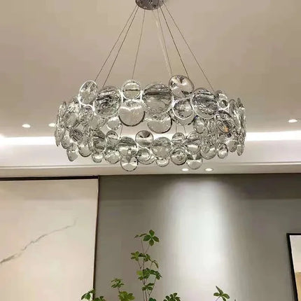 Lustre en cristal style nordique pour intérieur luxueux — LZ4X9T
