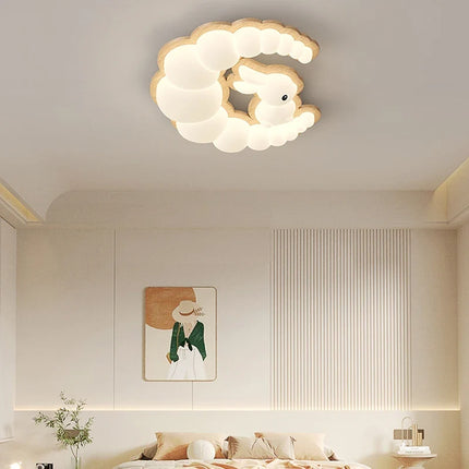 Lustre LED intelligent avec télécommande pour décoration moderne — LZ4X9P