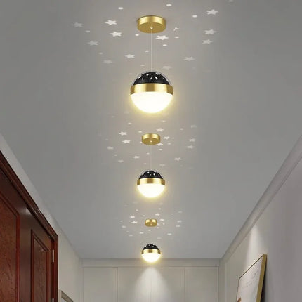 lustre moderne projection ciel étoilé éclairage intérieur décoratif